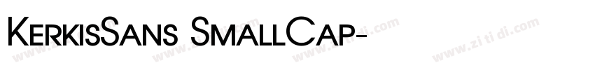 KerkisSans SmallCap字体转换